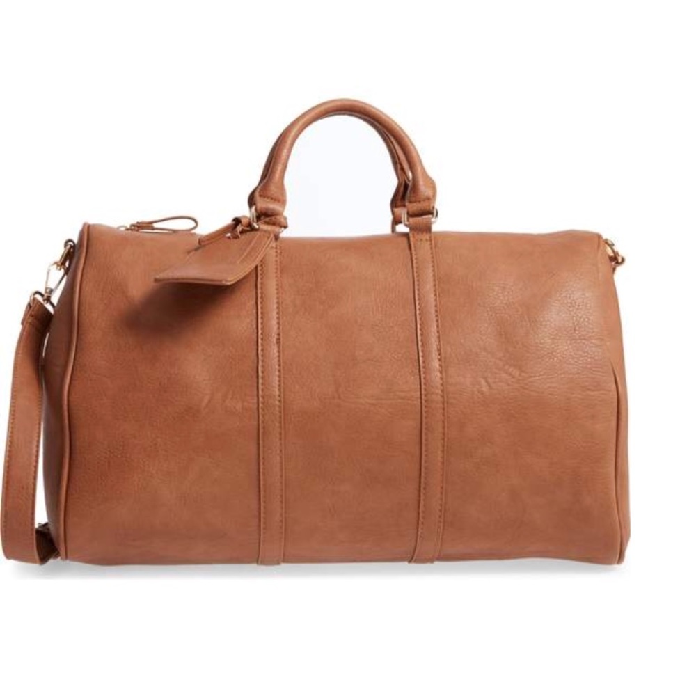 Cassidy' Faux Leather Duffel Bag